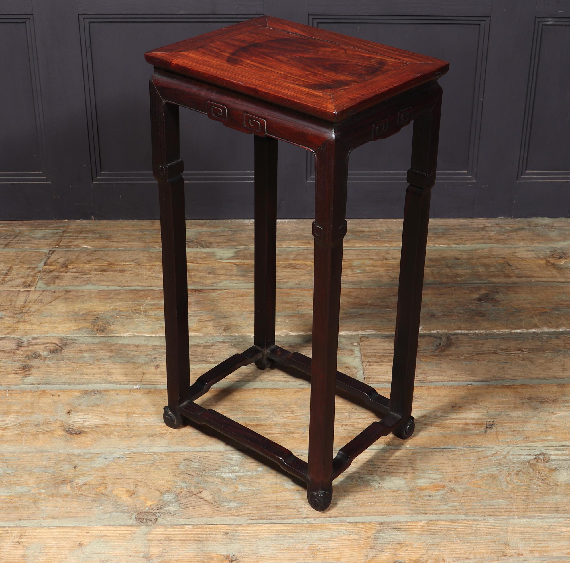Rosewood Antique Chinese Plant Stand