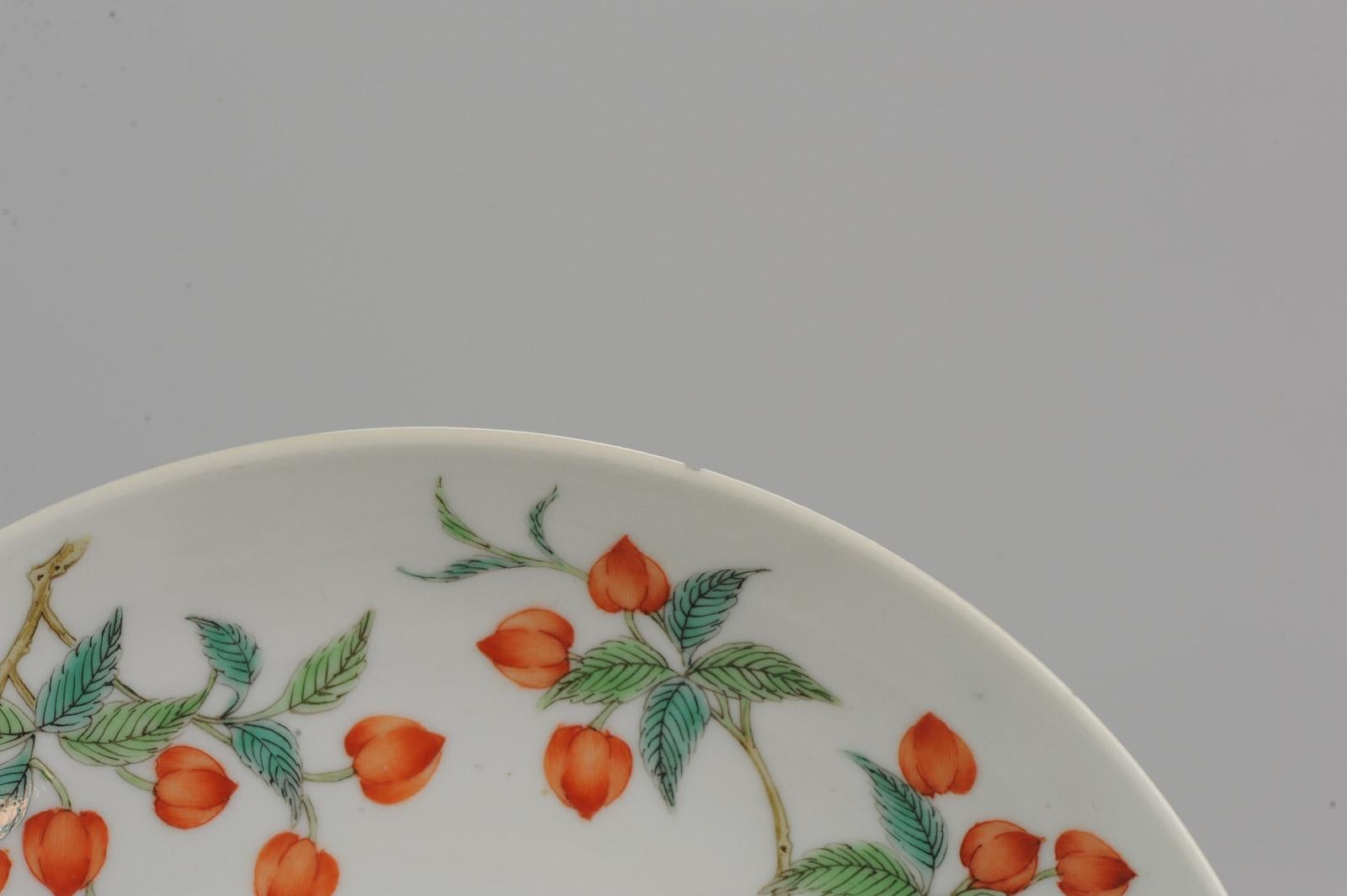 Antique Chinese Plate Qing Dynasty 19th Century Daoguang Porcelain Artist Marked 8