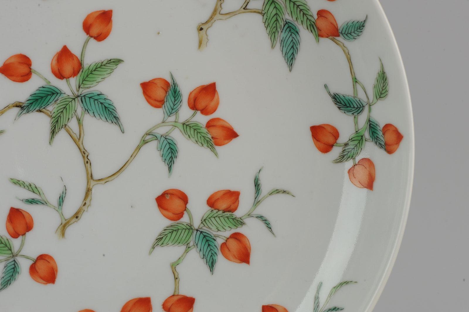 Antique Chinese Plate Qing Dynasty 19th Century Daoguang Porcelain Artist Marked 12