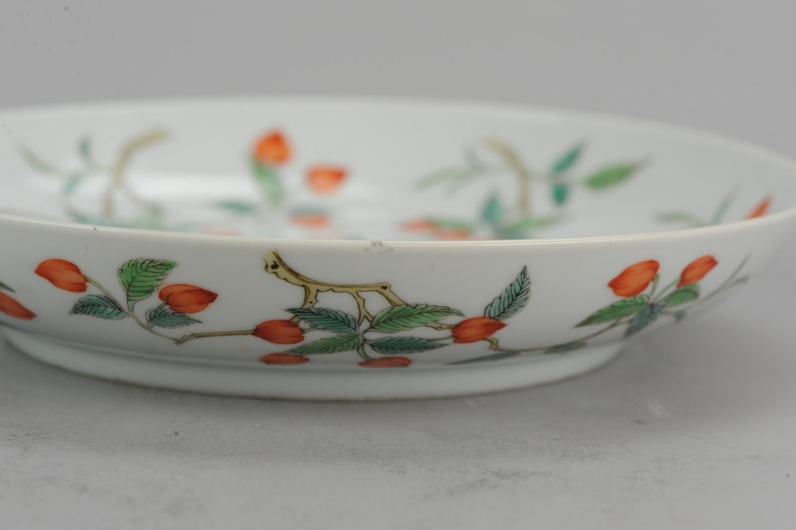 Antique Chinese Plate Qing Dynasty 19th Century Daoguang Porcelain Artist Marked 15