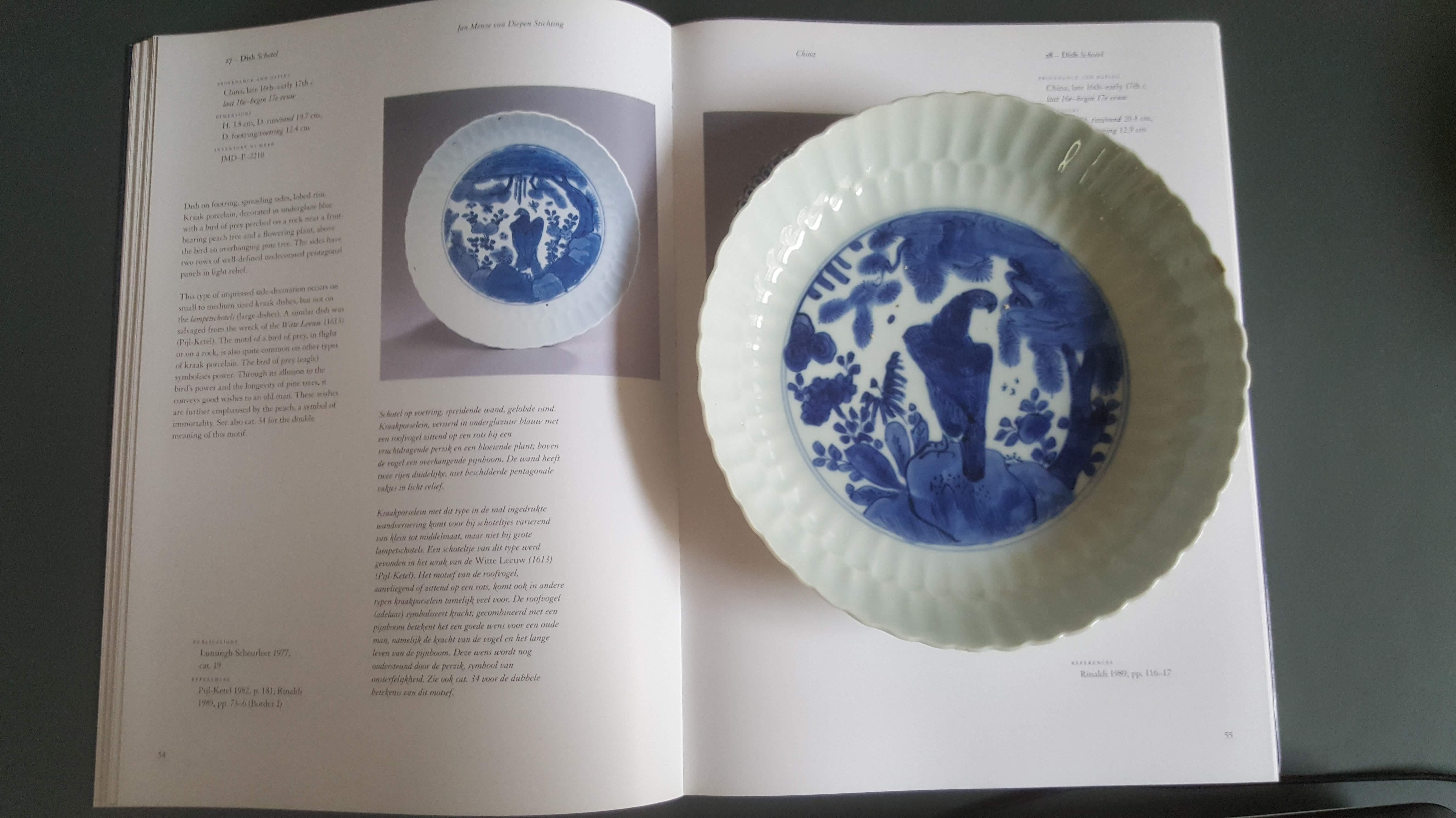 Rare and nicely decorated dish, circa 1600-1630. Truly nice cobalt blue color

reference; Jan Menze van Diepen Stichting. A selection from the collection of Oriental Ceramics, CJA Jorg, page 54 (see pictures)

11-2-19-1-17 

 

