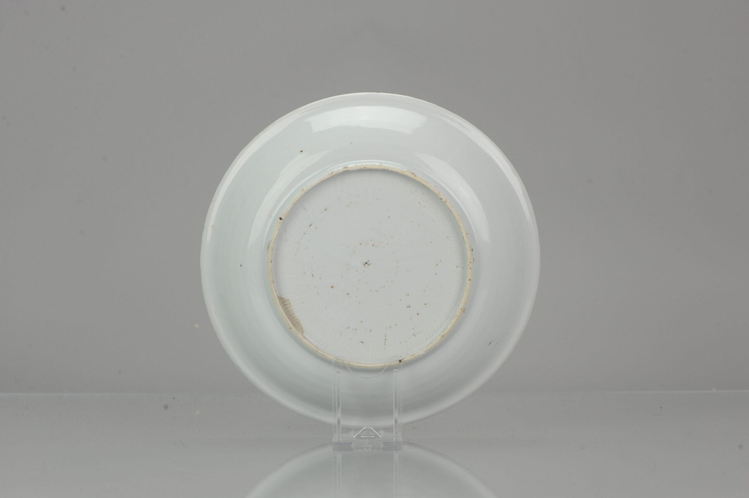 Antique Chinese Porcelain 17C Porcelain Ming Wanli Kraak Lotus Flowers Pond For Sale 3