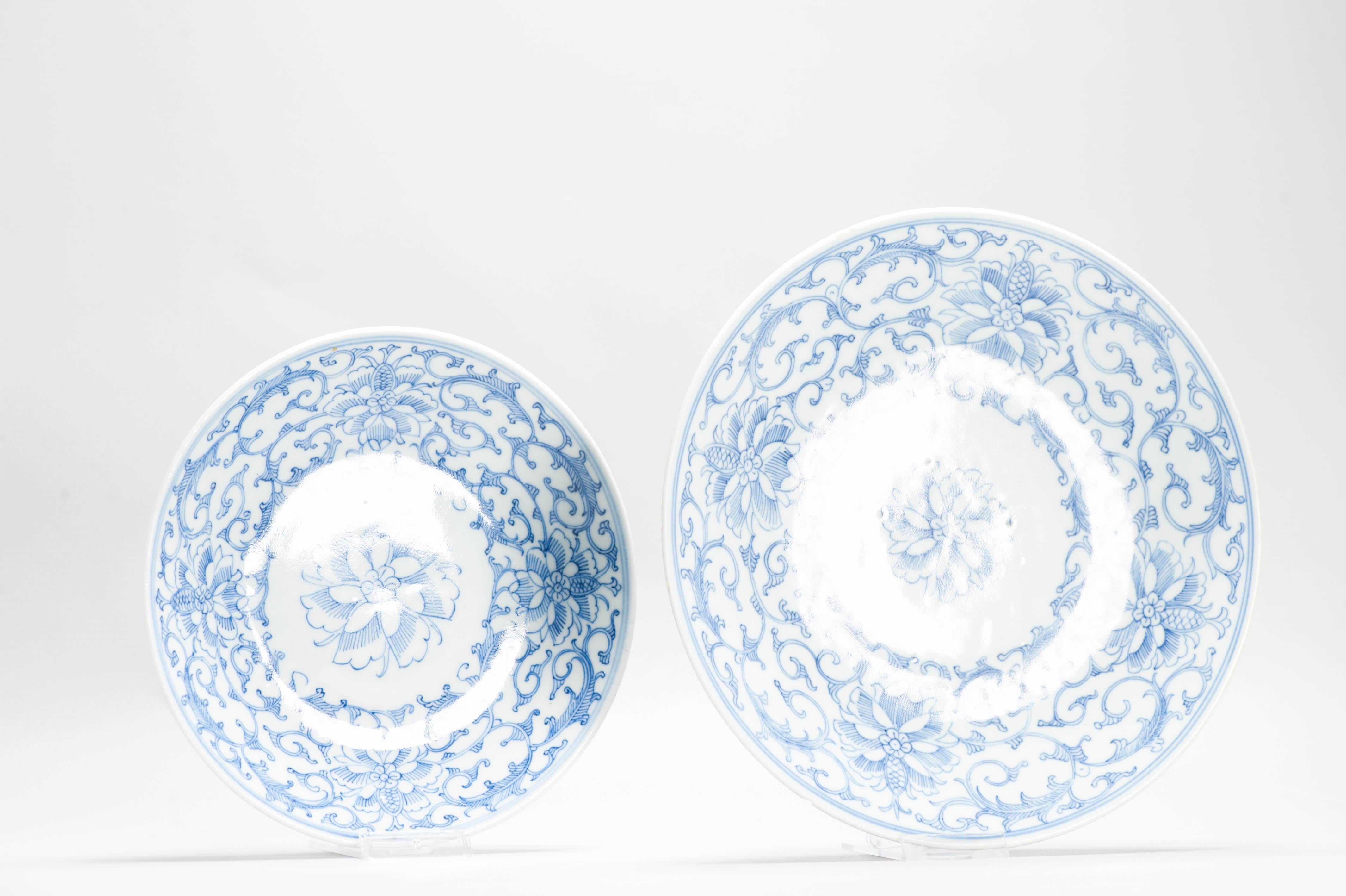 Antico piatto di porcellana cinese del XIX secolo Cina Cucina antica Qing Dehua in vendita 4