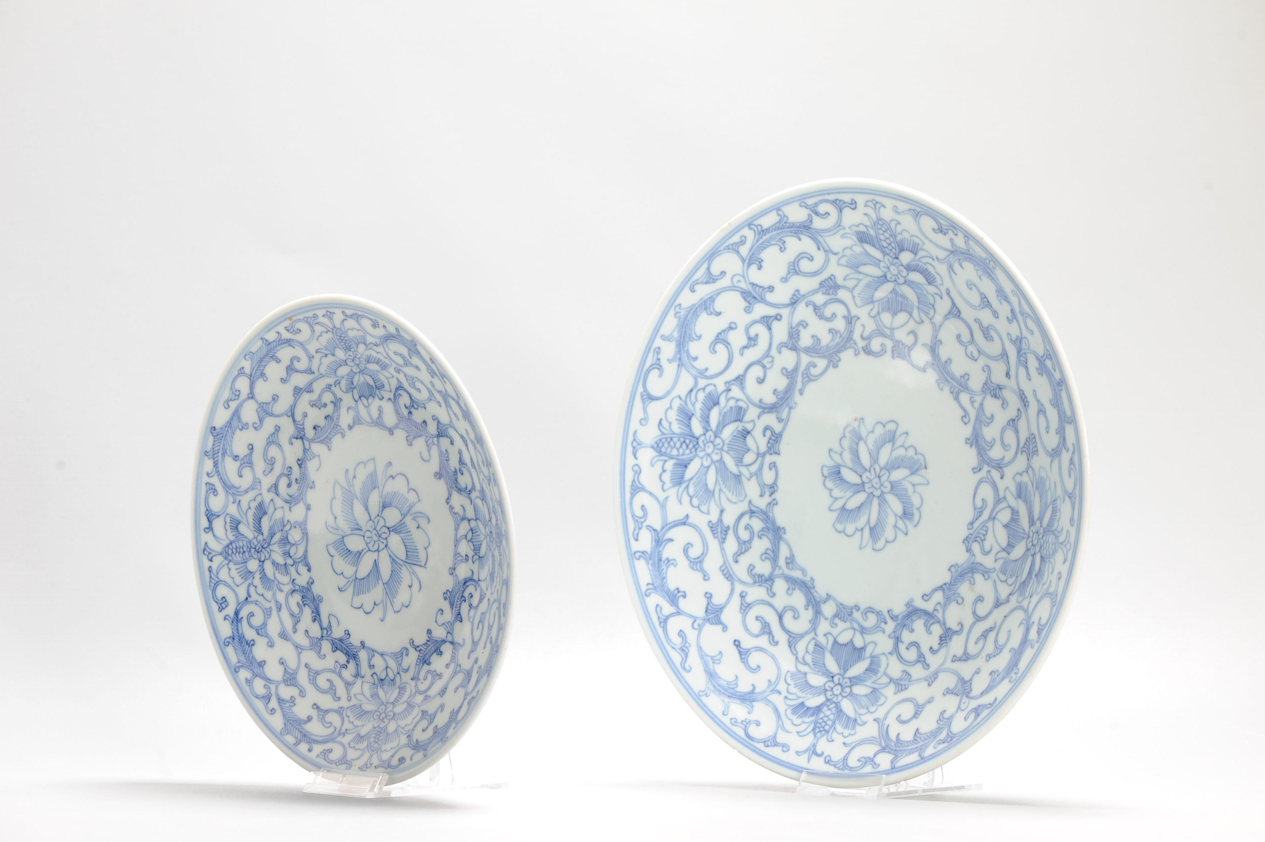 Antico piatto di porcellana cinese del XIX secolo Cina Cucina antica Qing Dehua in vendita 9