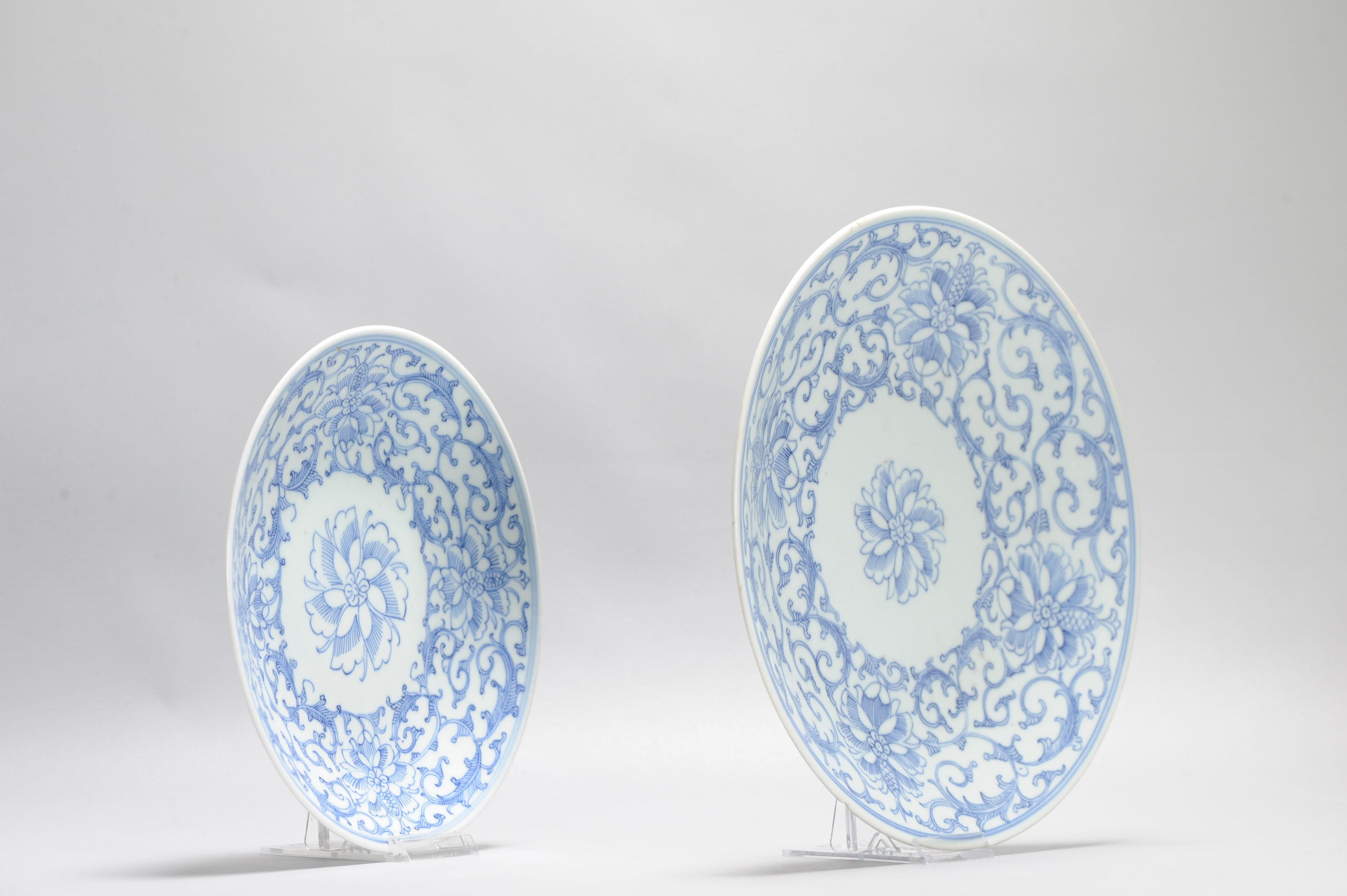 Antico piatto di porcellana cinese del XIX secolo Cina Cucina antica Qing Dehua in vendita 1