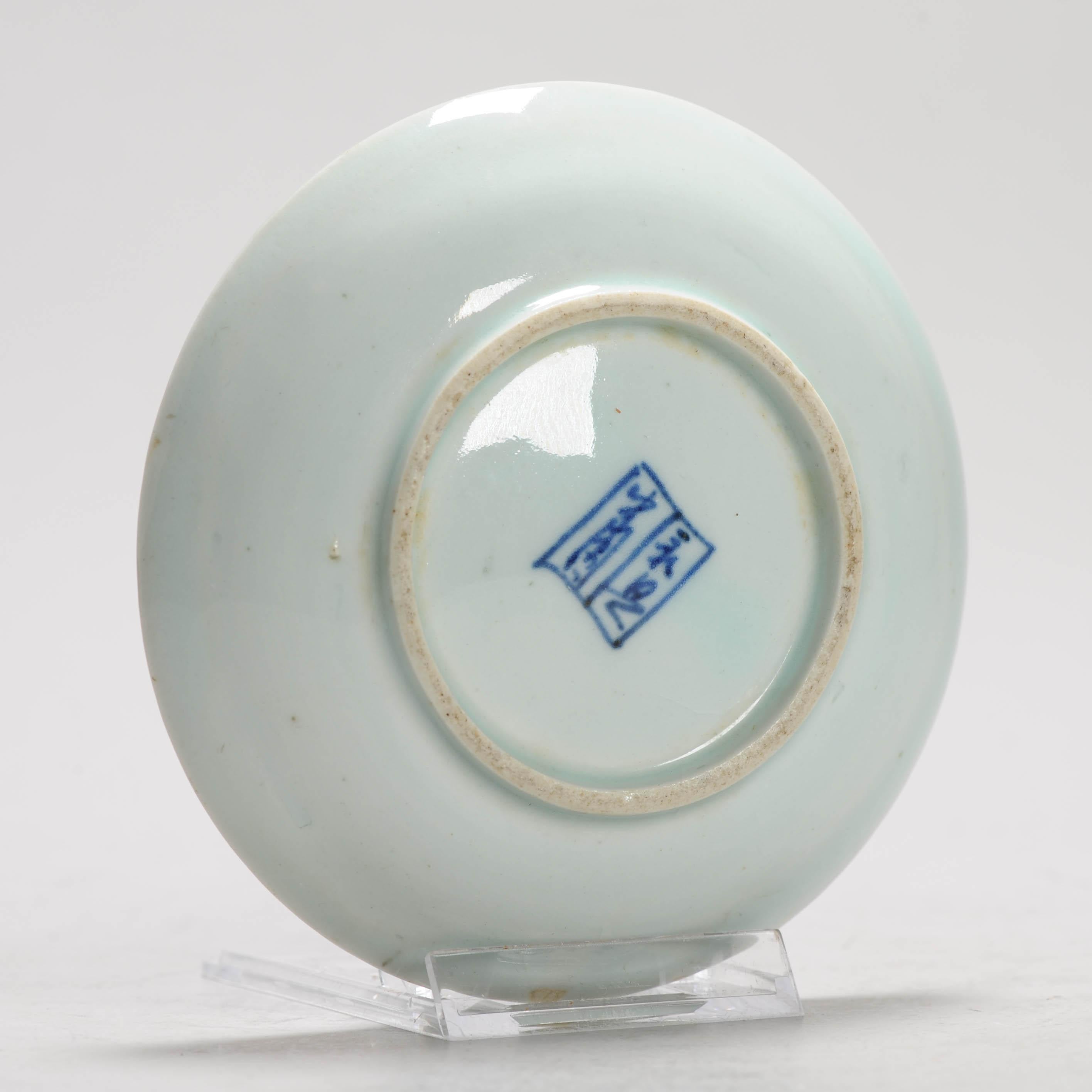 Antique Chinese Porcelain 19th Century Chine De Commande Dish Eagle History For Sale 7