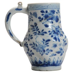 Antique Chinese Porcelain Blue and White Jug Qianlong Period Qing, 18th Century