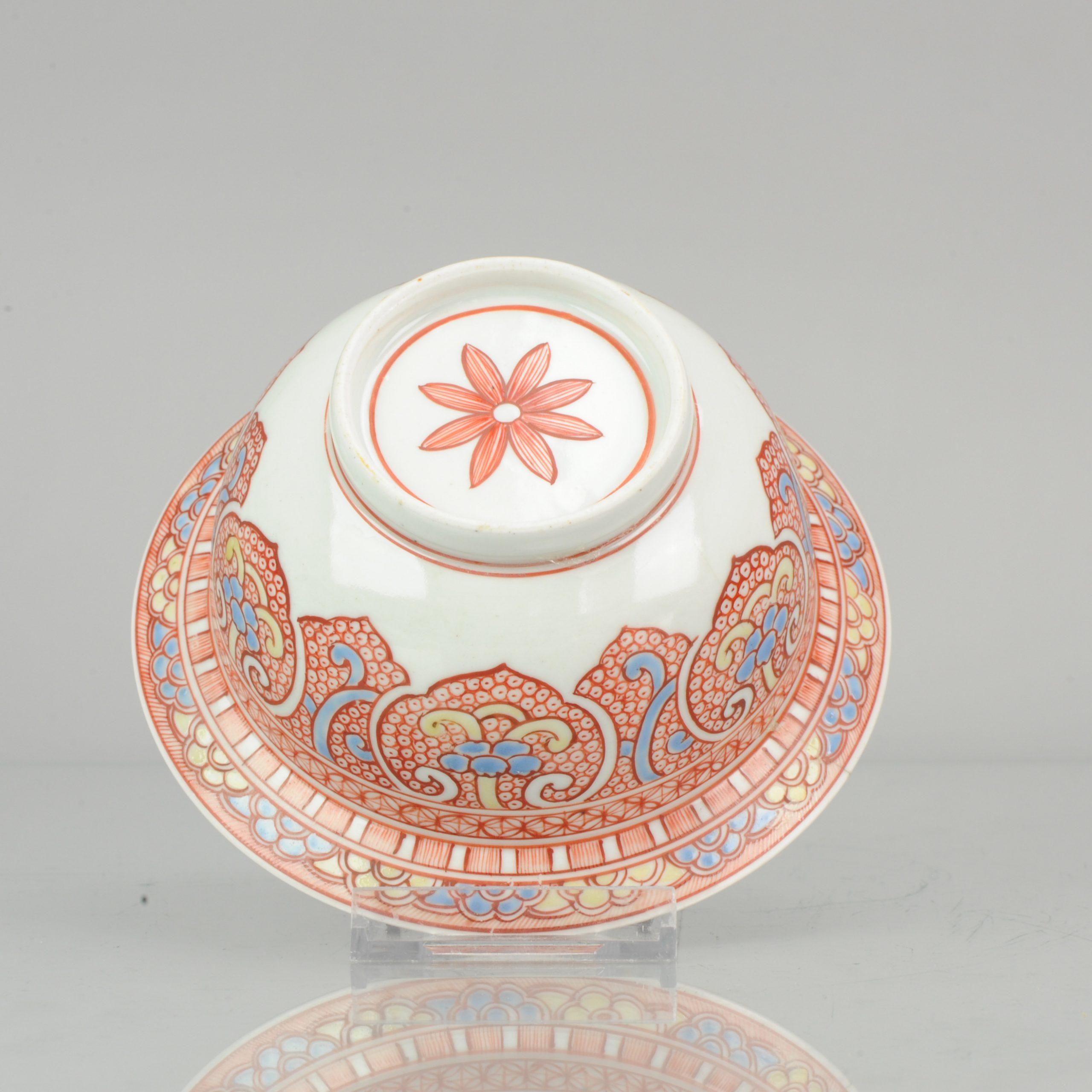 18th Century and Earlier Antique Chinese Porcelain Bowl SE Asian Thai / Malay Market Bencharong For Sale