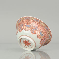 Antique Chinese Porcelain Bowl Malay Market Bencharong Straits, 18th Century