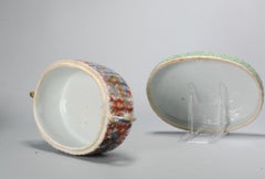 Antique Chinese Porcelain Tureen 18th c around 1800 Regency Redecoration English