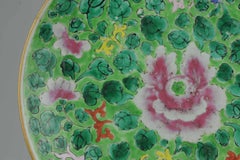 Antique Chinese Porcelain Famille Rose Charger Southeast Asia Bencharong, 18C