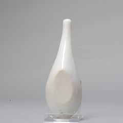 Cuchara antigua de porcelana china Famille Rose Cantón, China, Siglo XIX