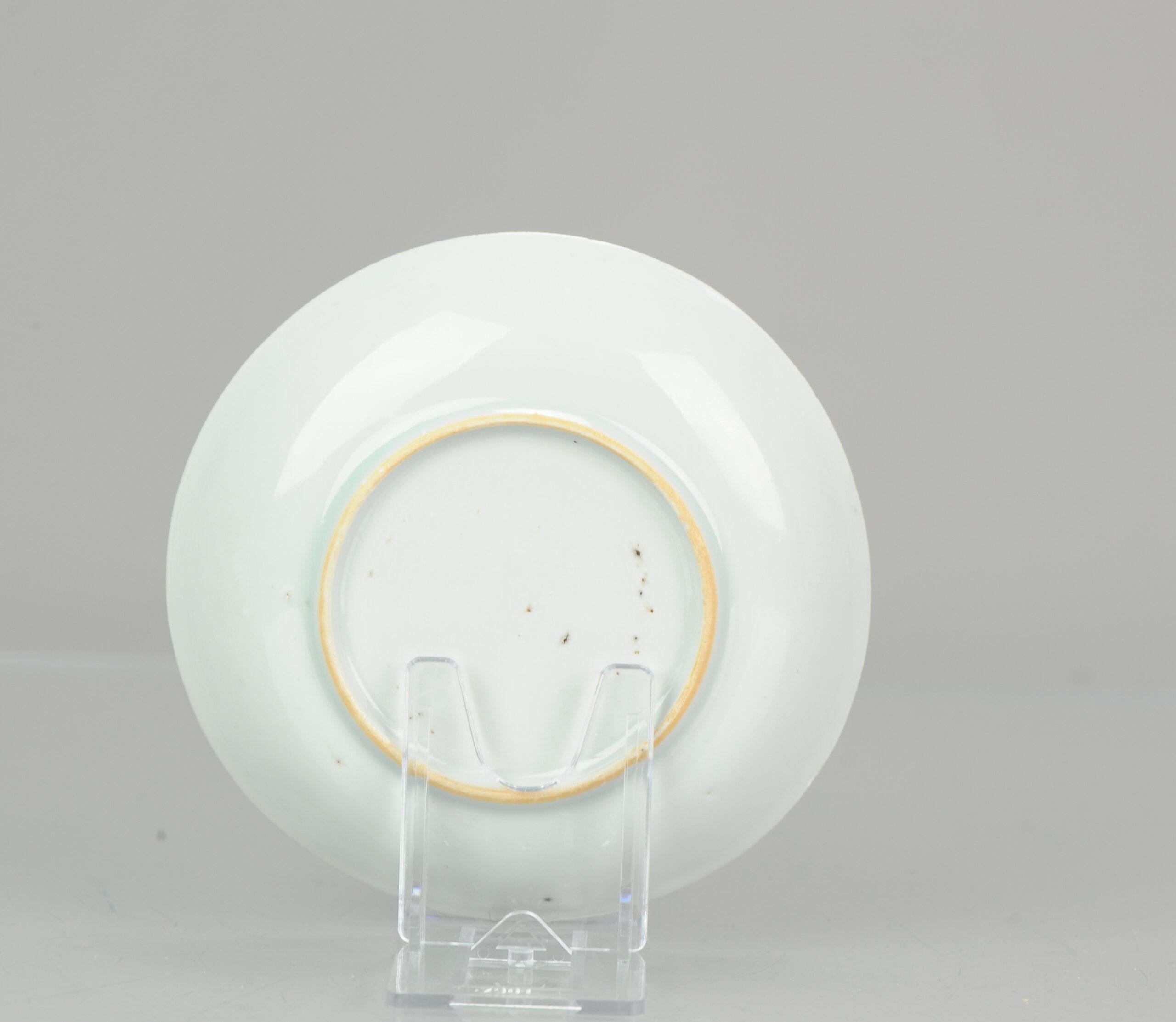Antiguo Plato de Porcelana China Imari Periodo Kangxi Estanque de Patos China, 18C Chino en venta