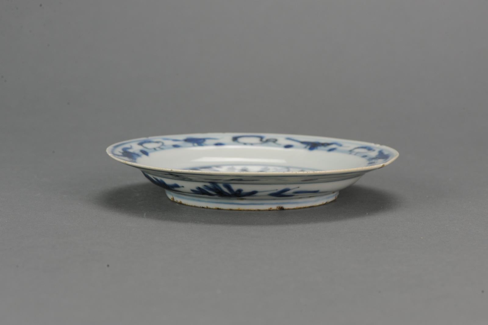 A very nicely decorated plate from ca 1580-1630. The dish is beautifully designed.

Additional information:
Material: Porcelain & Pottery
Region of Origin: China
Country of Manufacturing: China
Period: 16th century, 17th century Ming (1368 -