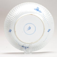 Antike chinesische Kangxi-Porzellan-Landschaft Xieyi aus Kangxi-Porzellan in Blau und Weißblech, um 1700