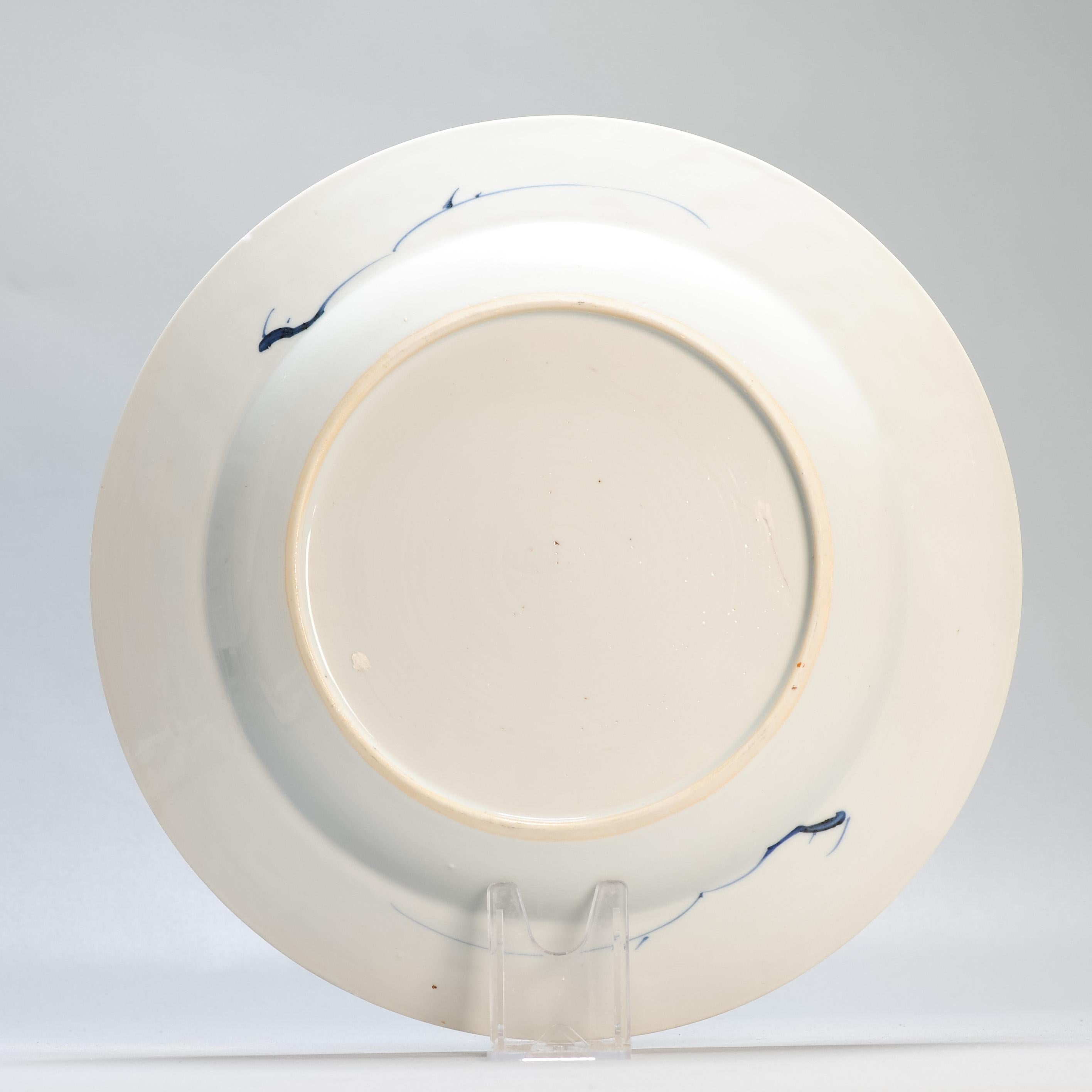 Antique Chinese Porcelain Kangxi Period Plate Dish Flowers Top Quality For Sale 7