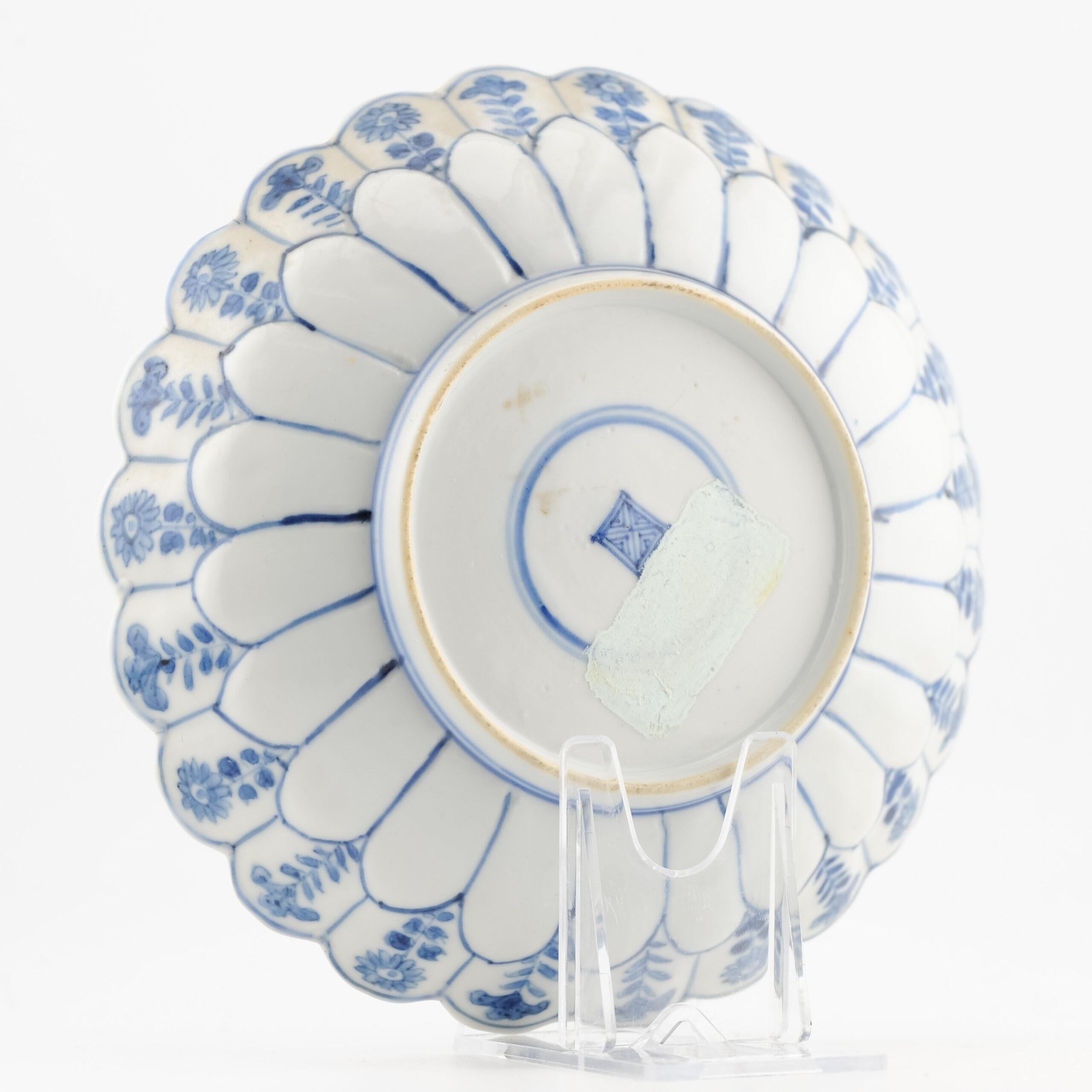 Antique Chinese Porcelain Kangxi Plate Dish Landscape Flowers Top Quality For Sale 2