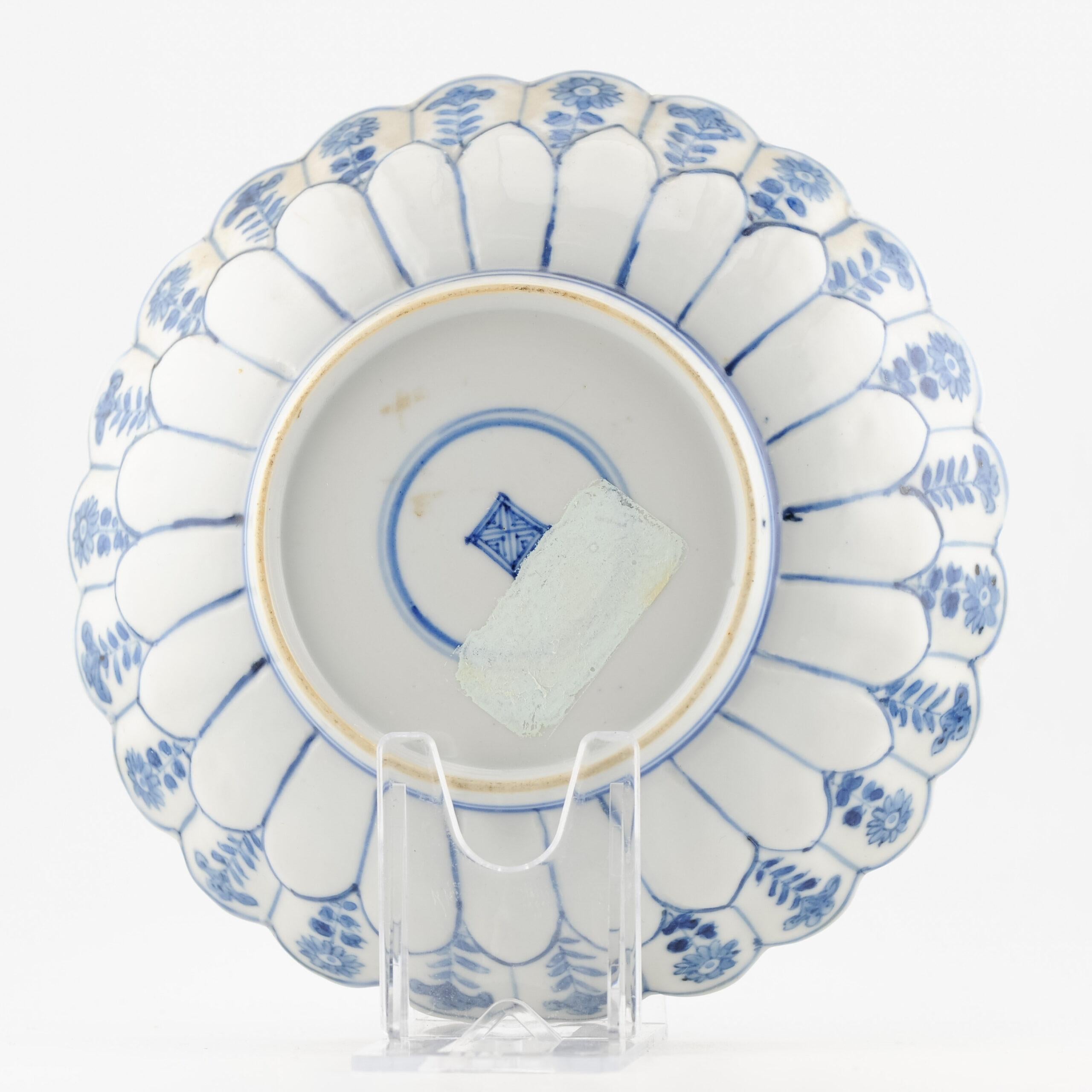Antique Chinese Porcelain Kangxi Plate Dish Landscape Flowers Top Quality For Sale 3