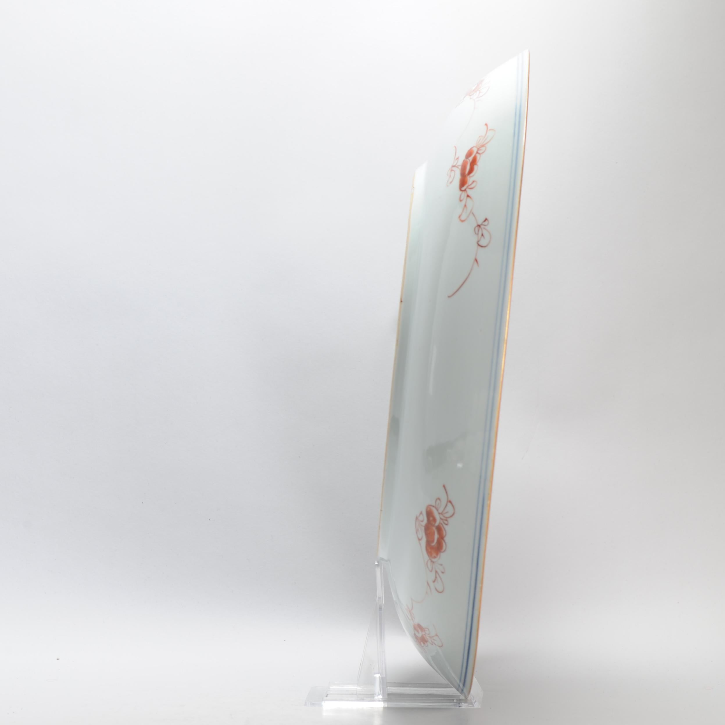 Antiguo Cargador de Porcelana China Kangxi/Yongzheng Famille Melangee, S. XVIII Chino en venta