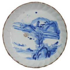 Antique Chinese Porcelain Kosometsuke Chongzhen Chenghua Plates, 17th Century
