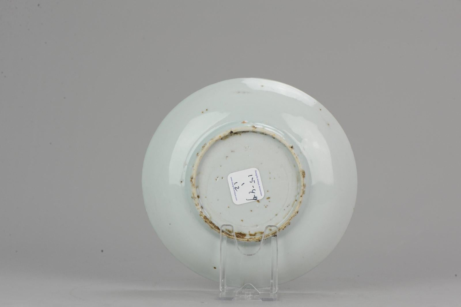 18th Century and Earlier Antique Chinese Porcelain Late Ming Tianqi Chongzhen Landscape, 1600-1640 For Sale