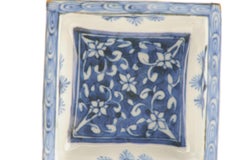 Antike chinesische Porzellan Servierplatte Ming Dynasty, 17. Jahrhundert