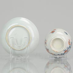 Antique Chinese Porcelain Tea Cup & Saucer Imari Qing Period, 18th Century