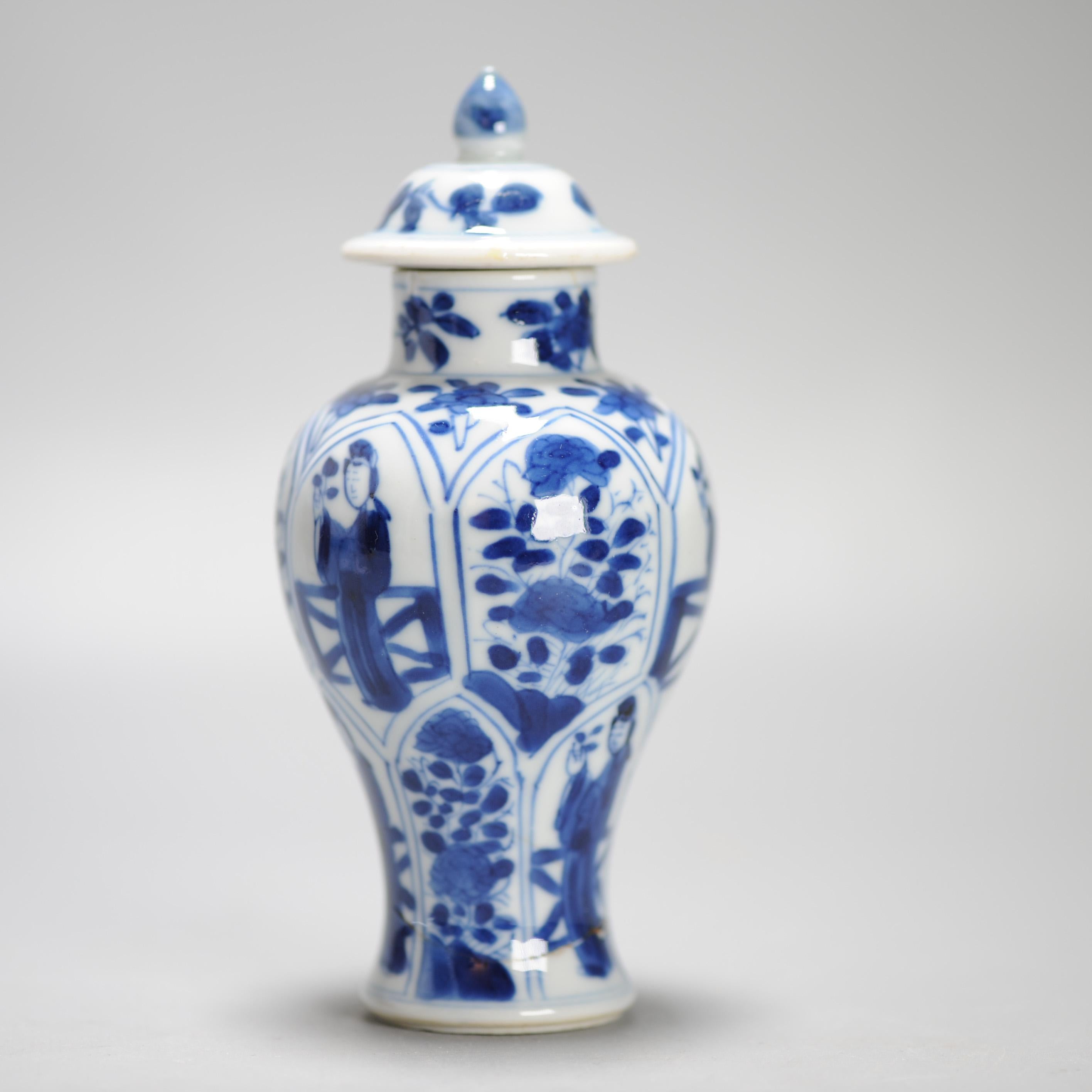 Vase chinois ancien avec scène de lézard figurative, période Kangxi en vente 6