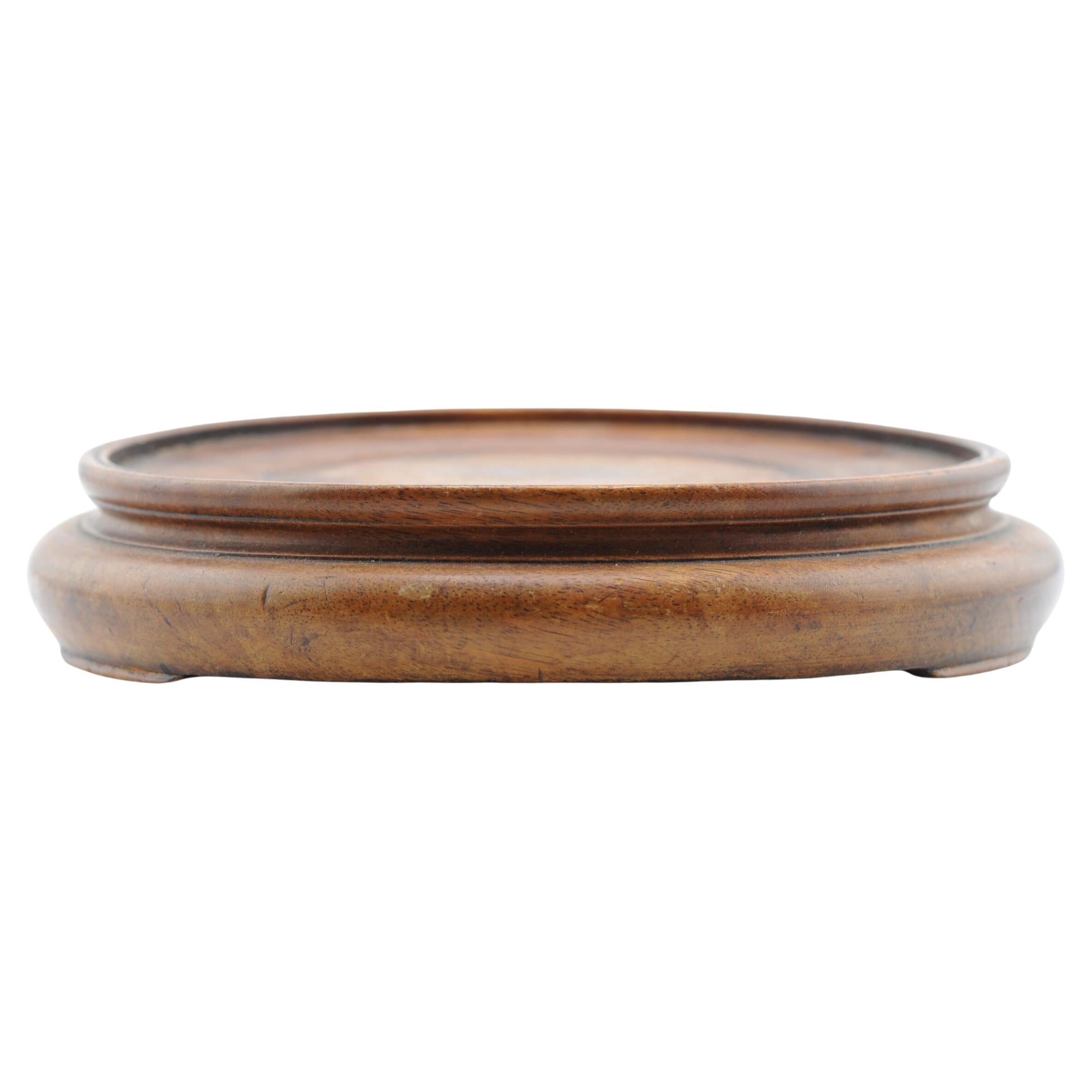 Antique Chinese Porcelain Wooden Stand, 19th / 20th century