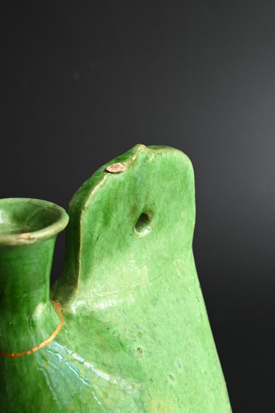 Antico vaso cinese in ceramica smaltata verde/[Dinastia Liao]/10° secolo in vendita 3