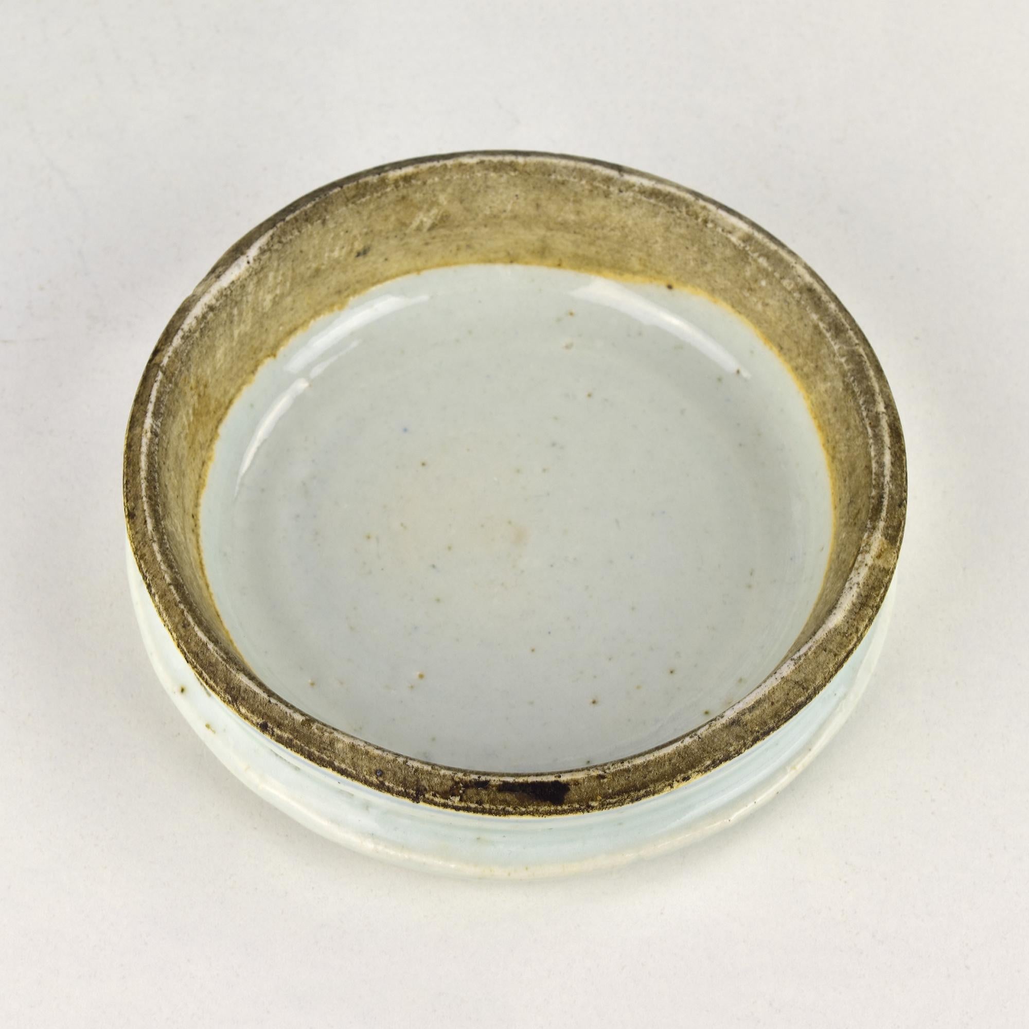 Antike chinesische Qing-Dynastie Blau & Weiß Porzellan Ingwer Glas, China um 1850 im Angebot 7