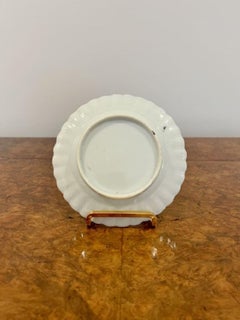 Plato antiguo chino de calidad pintado a mano en rosa de familia