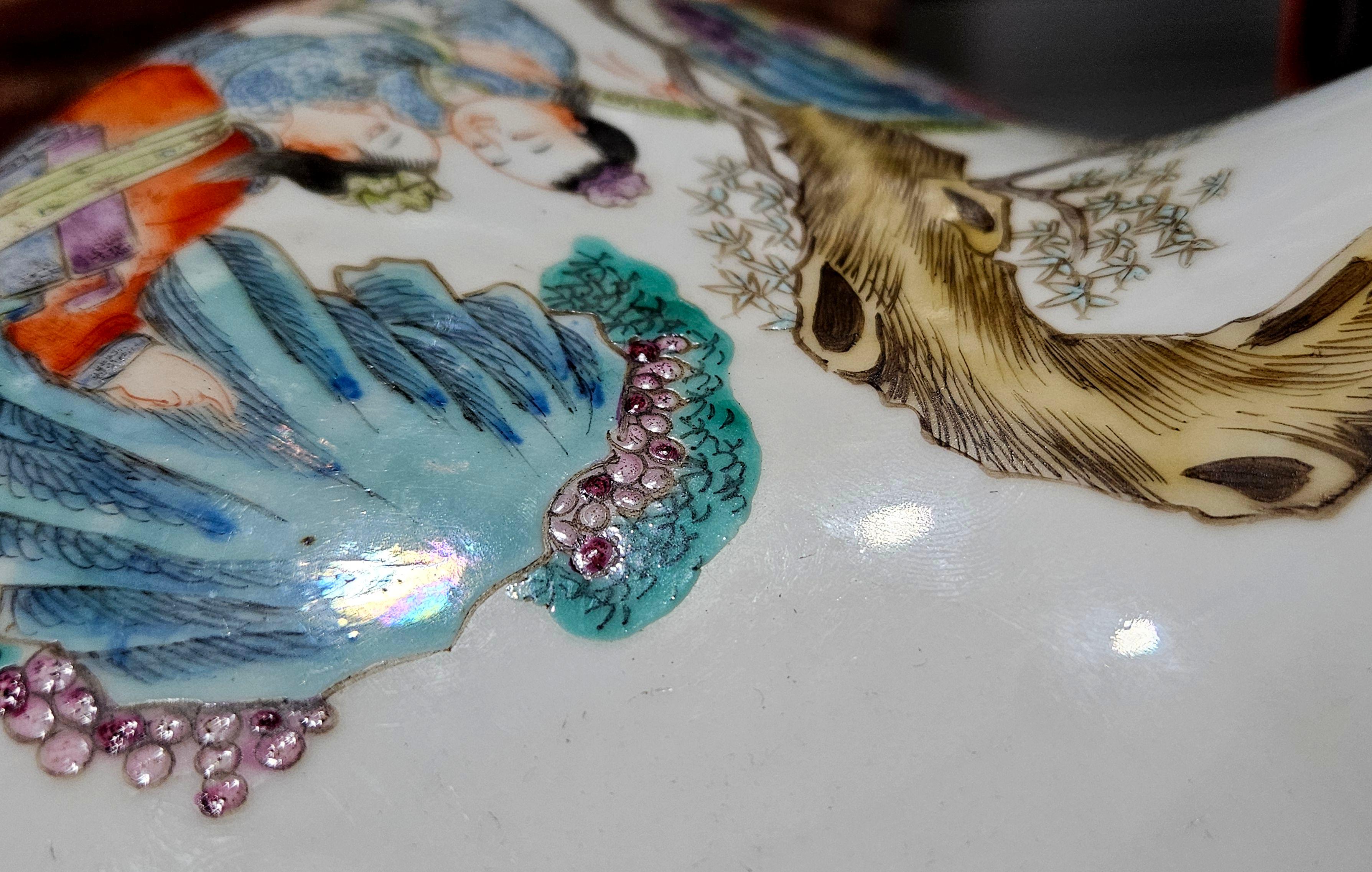 Vase ancien en famille verte de la République de Chine en vente 3