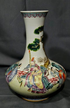 Antique Chinese Republican Famille Verte Vase