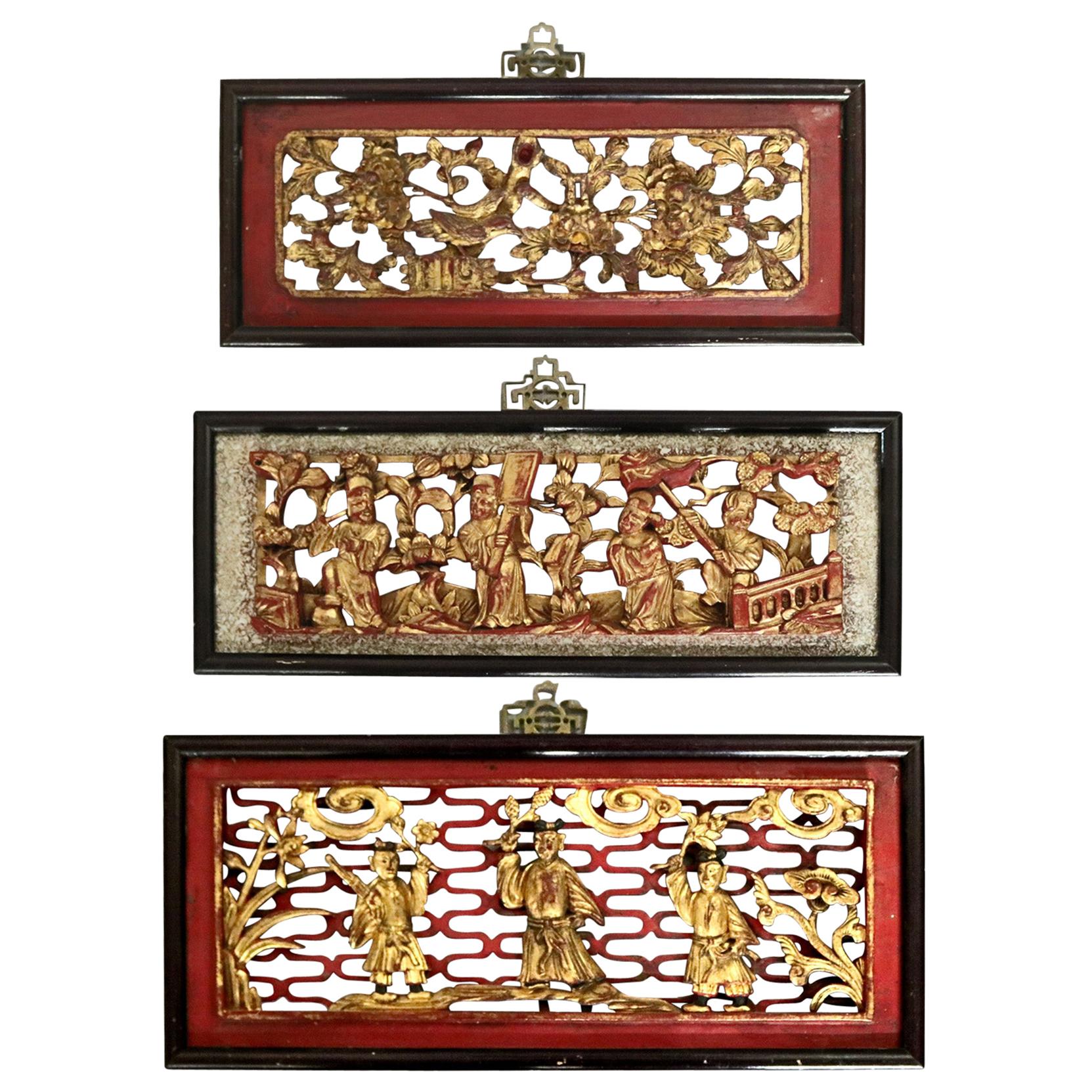 Chinese Wall Plaques 17 For Sale on 1stDibs