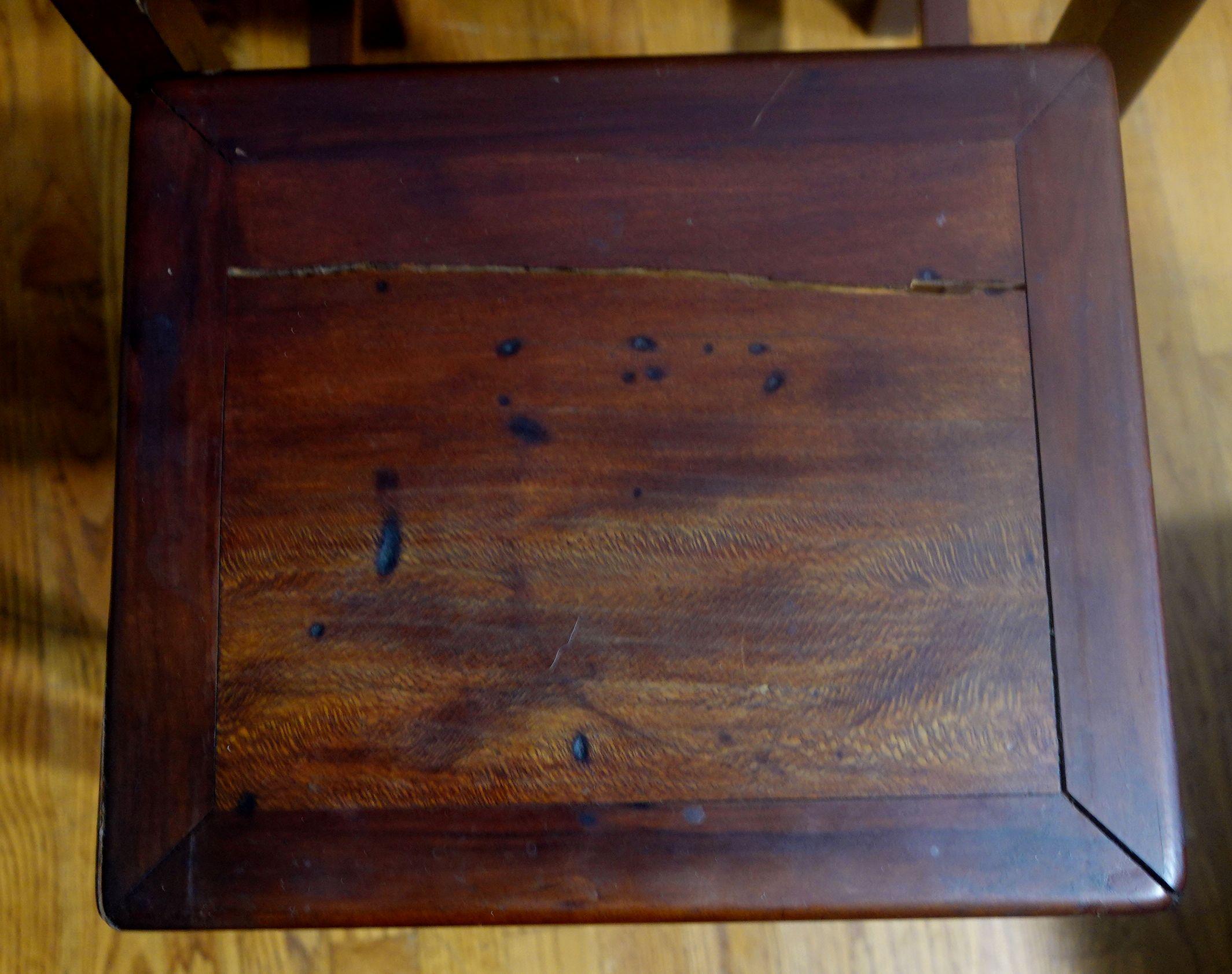 Antique Chinese Rosewood and Mahogany Nesting Tables Ric #1 For Sale 2