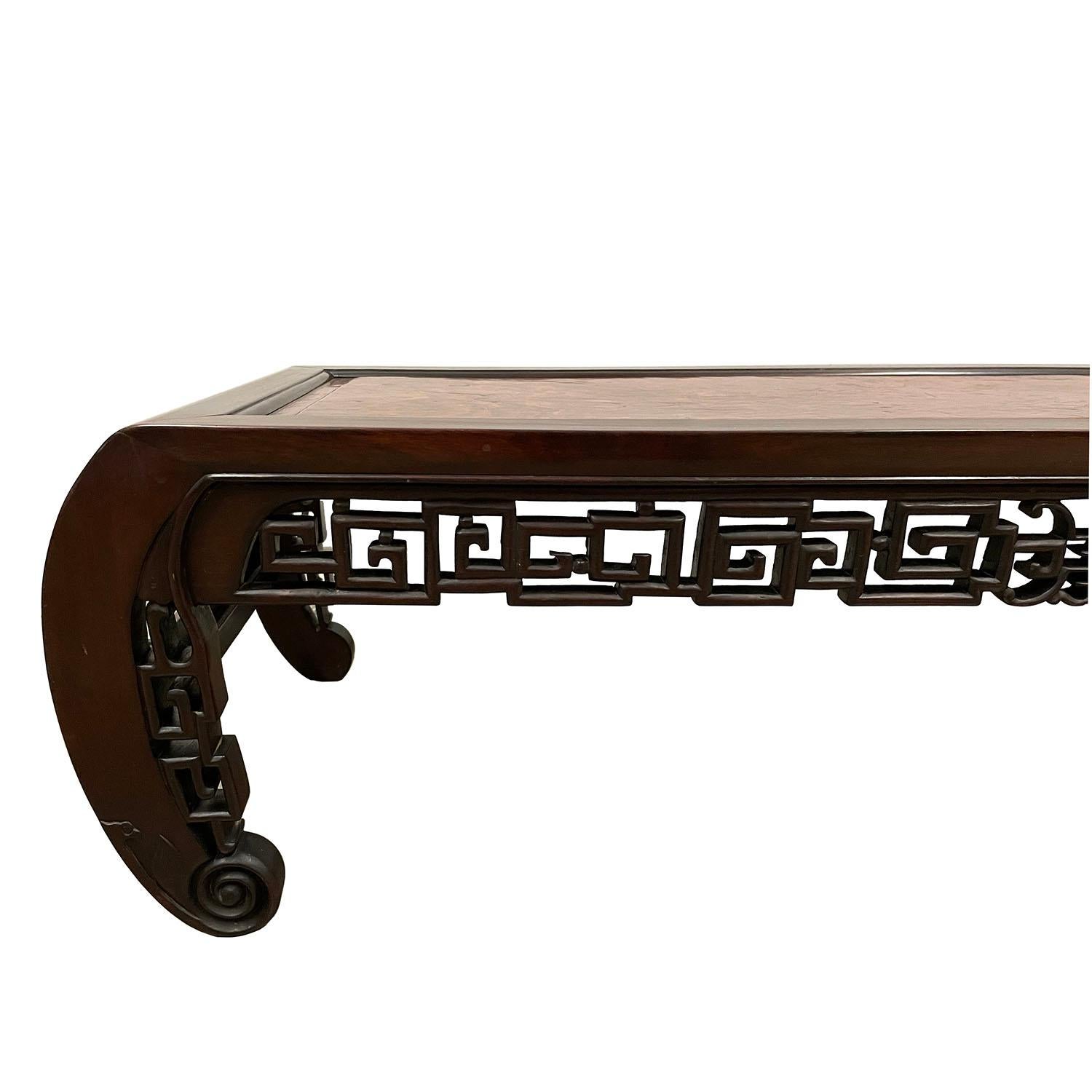 antique chinese carved coffee table