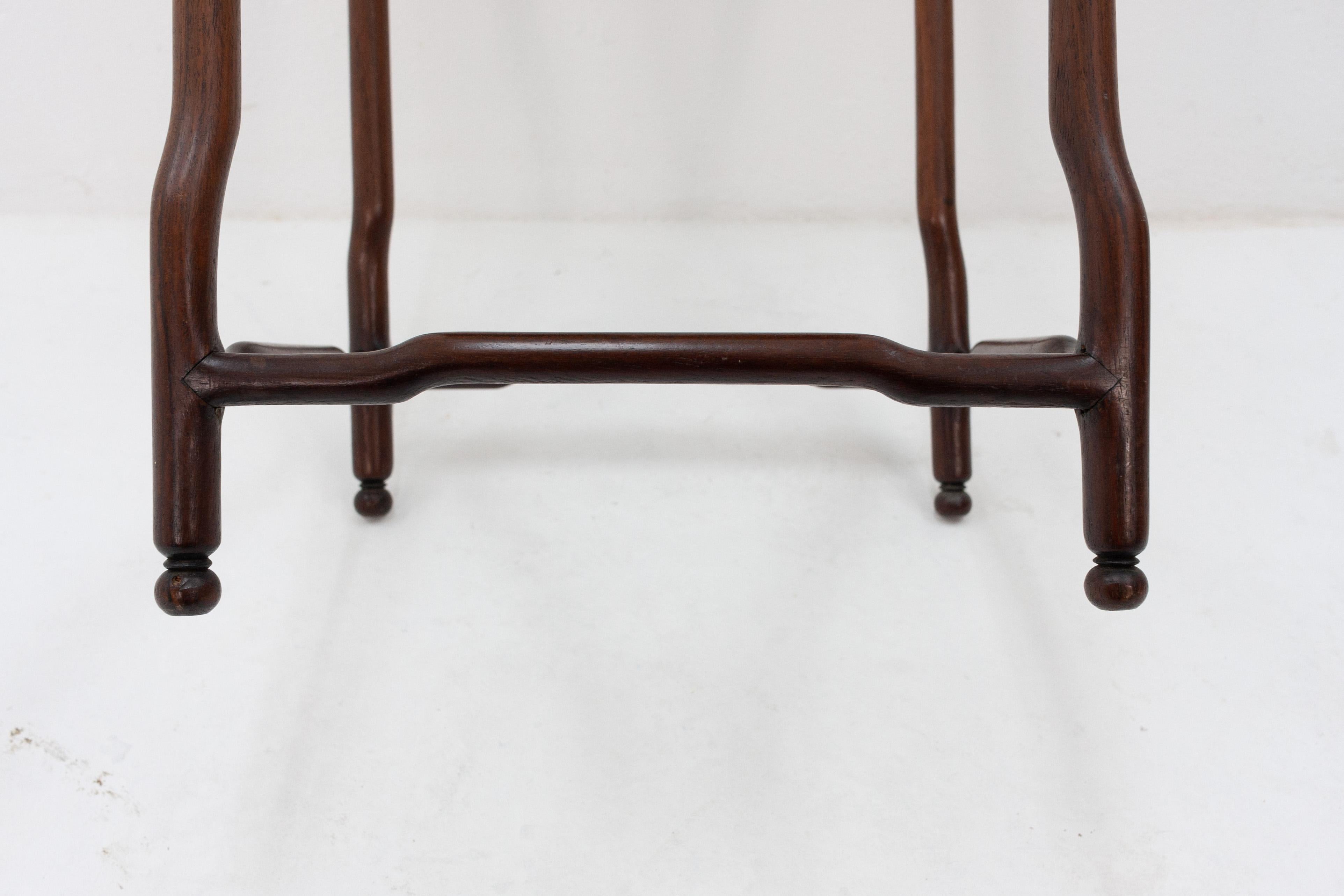 Late 19th Century Antique Chinese Rosewood Side Table