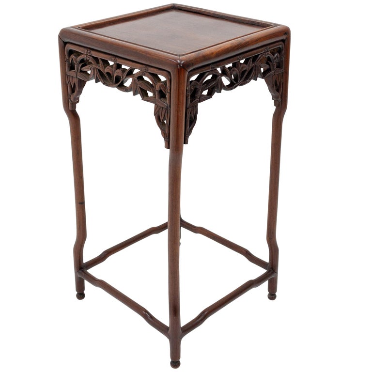 Antique Chinese Rosewood Side Table For Sale at 1stDibs