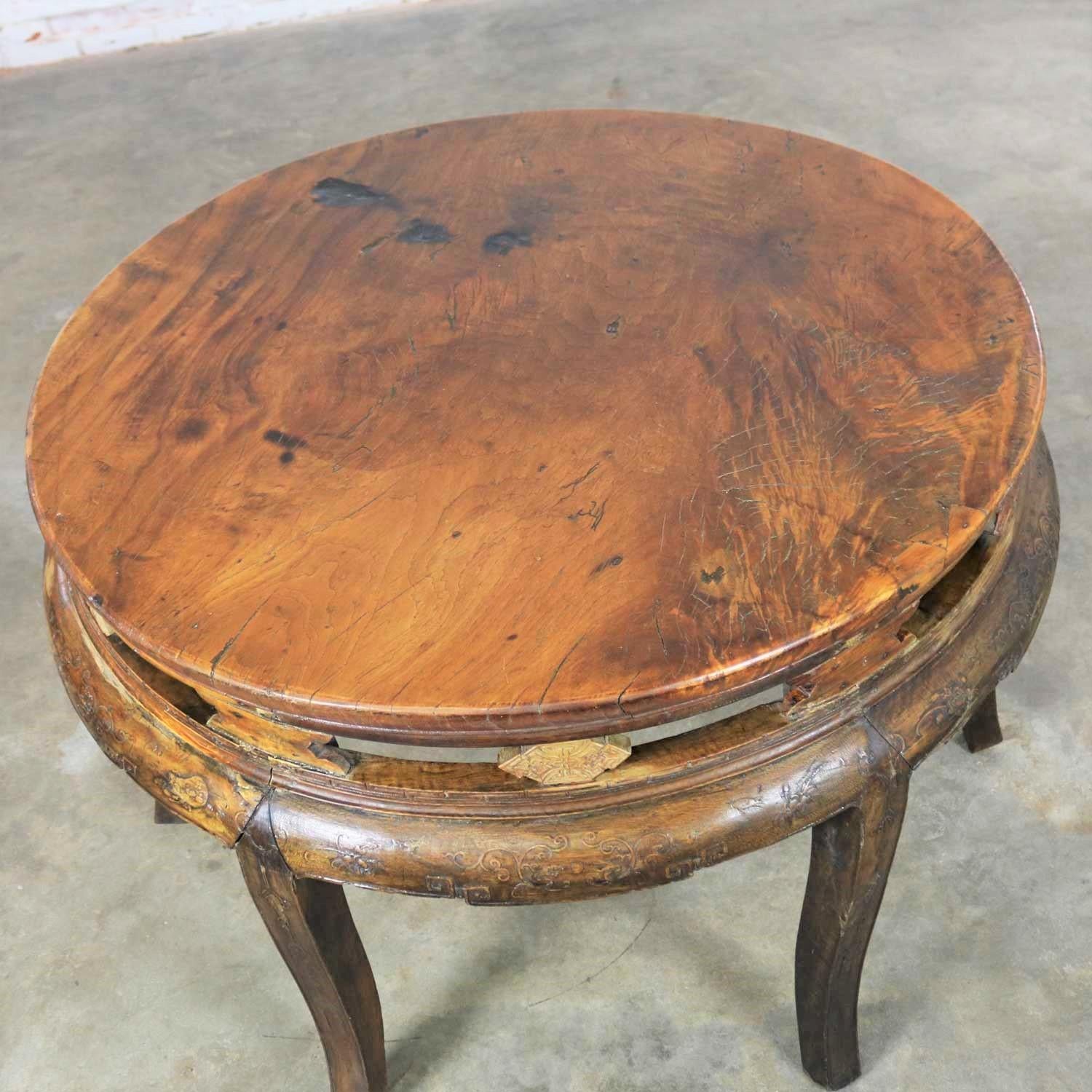 antique chinese round table