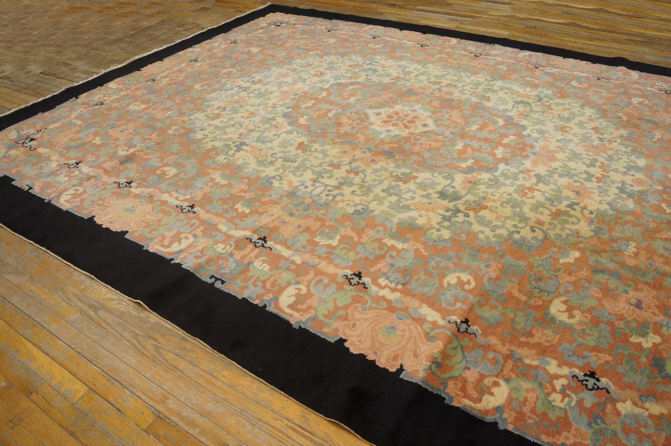 Antique Chinese Rug 10' 1'' x 13' 9'' For Sale 8