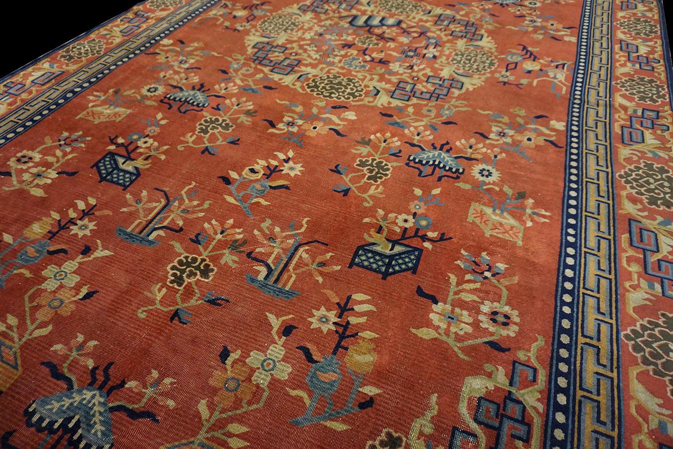Early 20th Century Chinese Carpet ( 10'4