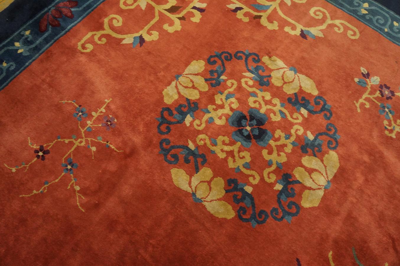 Early 20th Century Chinese Peking Carpet ( 11'9