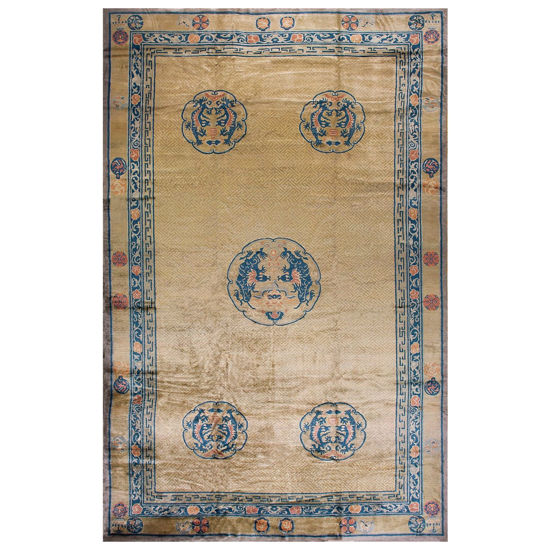 Antique Chinese Rug 11'x 17' 6" For Sale