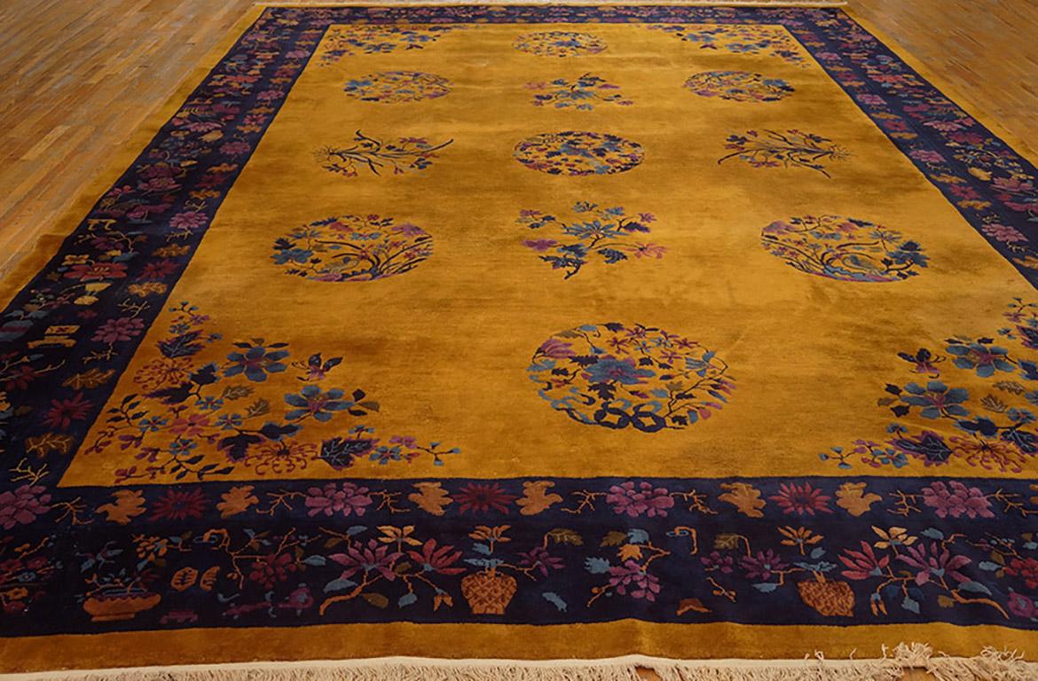 Antique Chinese rug 12'2