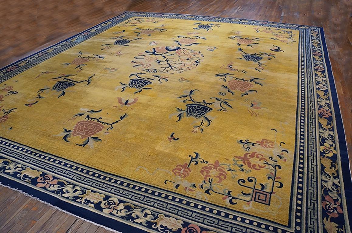 Antique Chinese Carpet  14'10