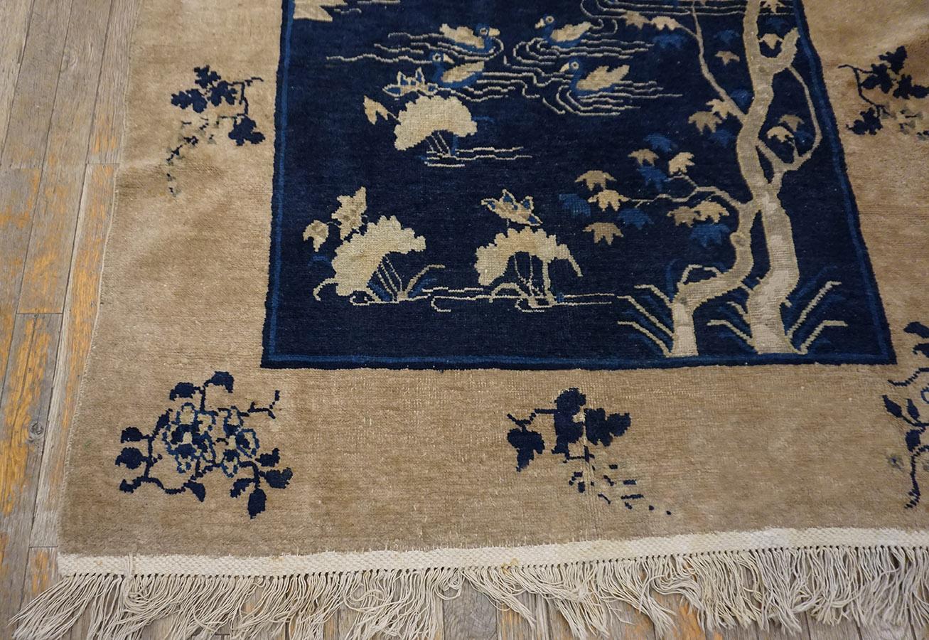 Wool Early 20th Century Chinese Carpet ( 4' x 6'8