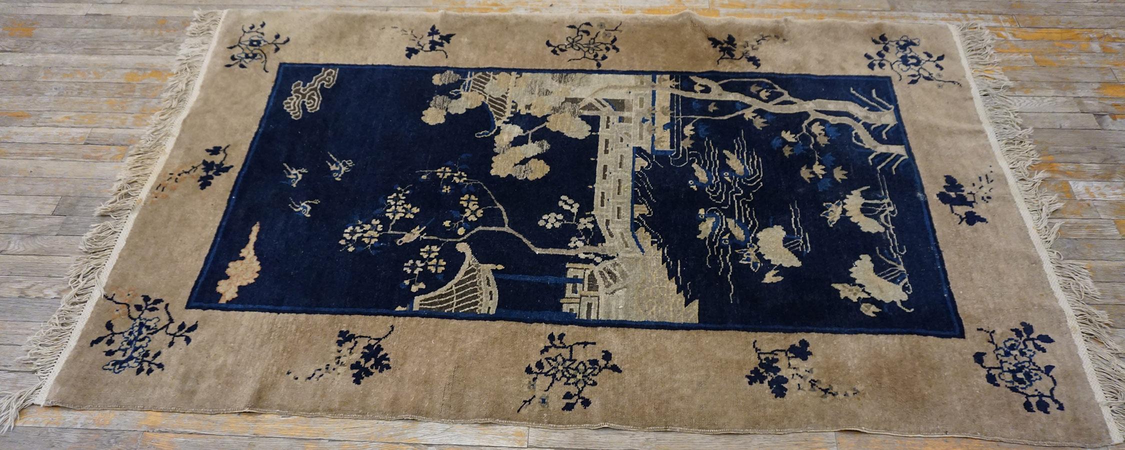 Tapis chinois du début du 20ème siècle ( 4' x 6'8