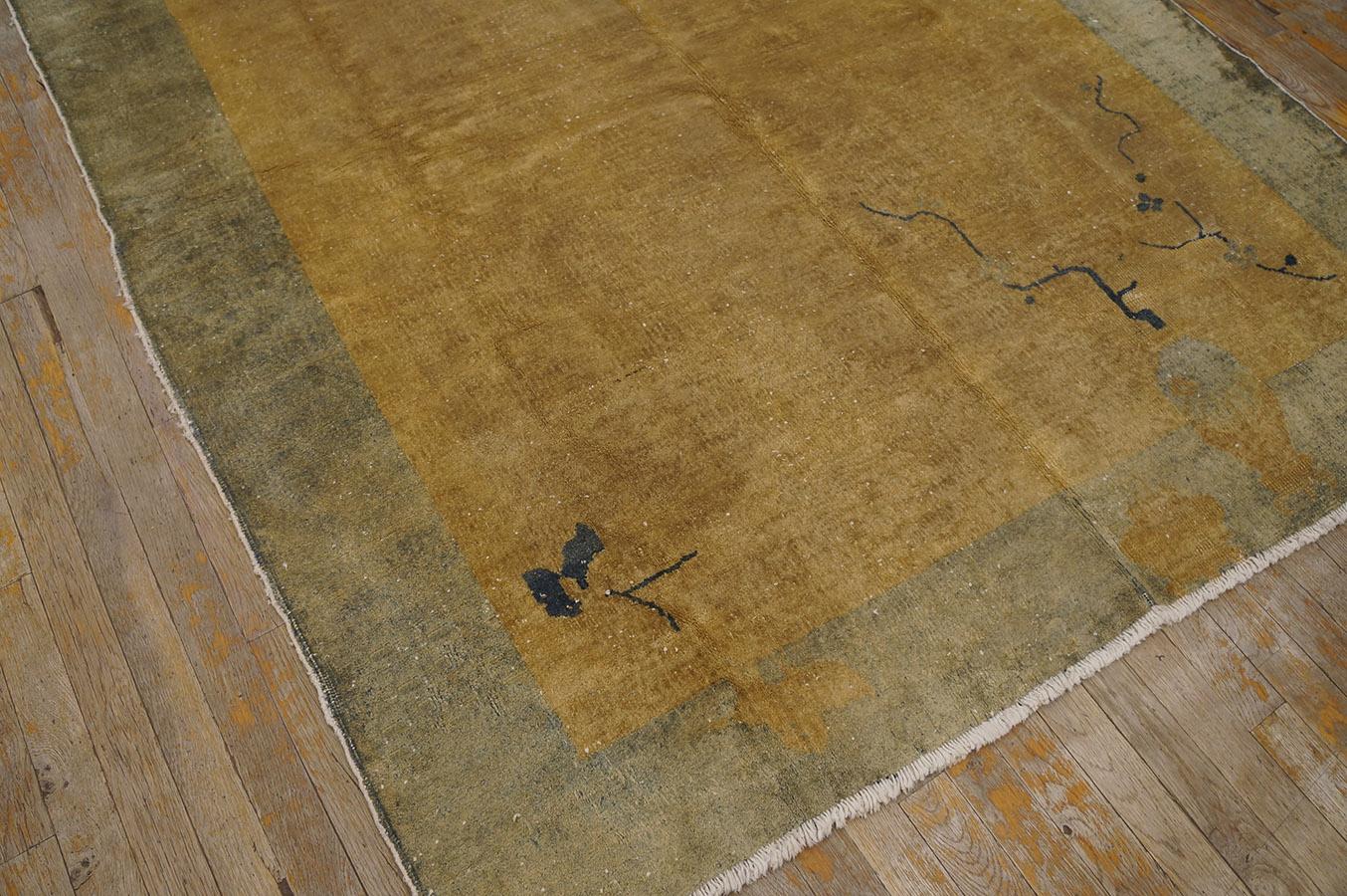 Chinese Art Deco Gallery Carpet ( 5' 2