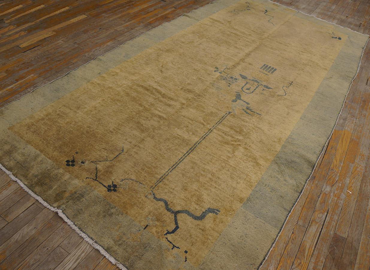 Hand-Knotted Chinese Art Deco Gallery Carpet ( 5' 2